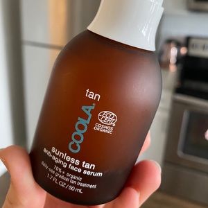 Coola sunless tan face serum